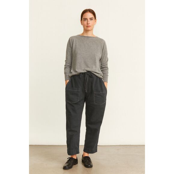 KEDZIOREK Black Relaxed Cargo Pants Trousers   Women's Size 40 - Picture 1 of 9
